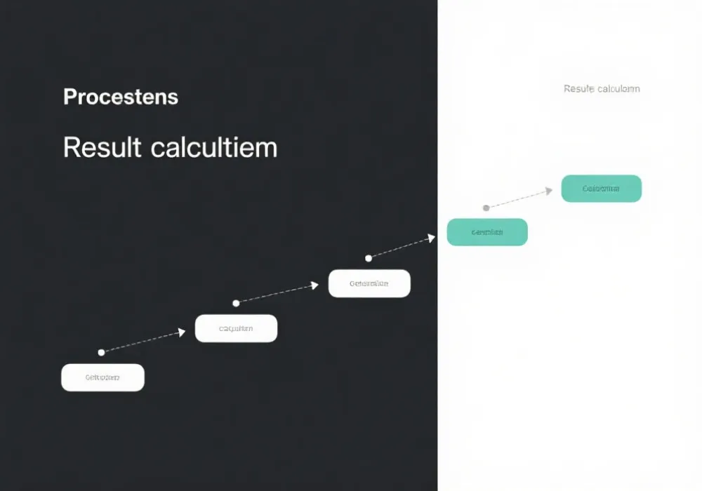 开奖流程与结果计算示意